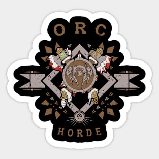 ORC - TRIBAL CREST Sticker